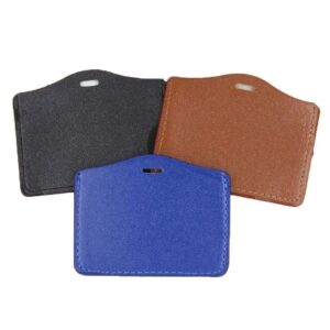 Buy Custom PU ID Card Holder (PU01B) | Custom Lanyards Supplier Singapore