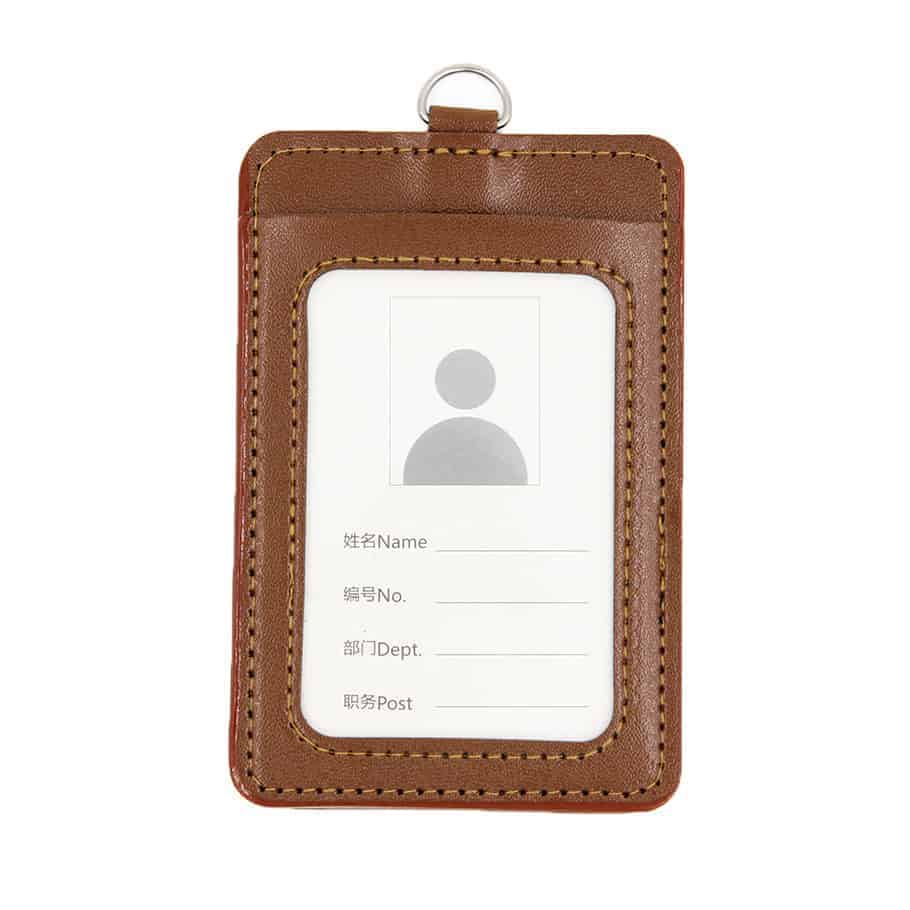 Buy Custom PU ID Card Holder (PU02) | Custom Lanyards Supplier Singapore