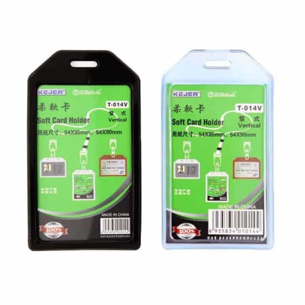 Buy Custom Soft Silicone Card Holder (T-014V) | Custom Lanyards Supplier Singapore