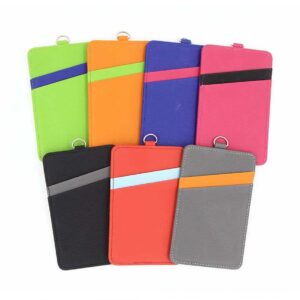 Buy Custom Premium PU ID Card Holder (DPY-003) | Custom Lanyards Supplier Singapore