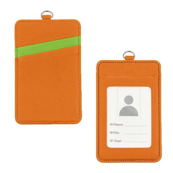 Buy Custom Premium PU ID Card Holder (DPY-003) | Custom Lanyards Supplier Singapore