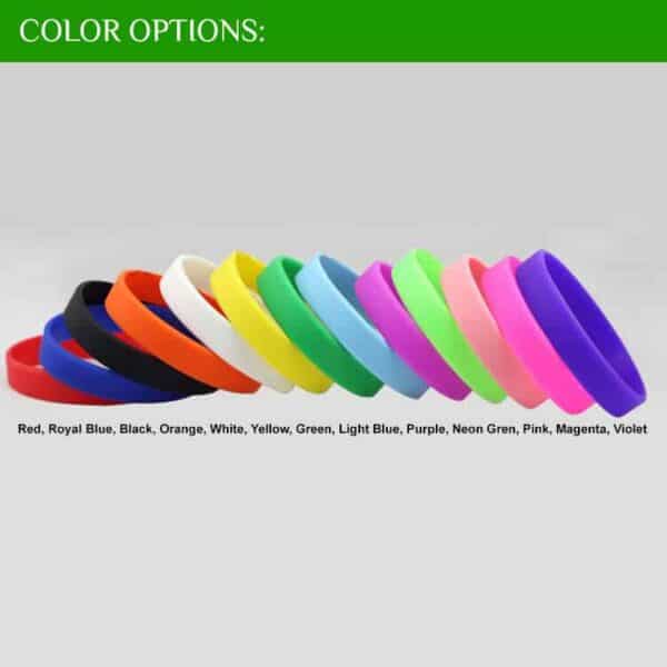 Buy Custom Plain Silicone Wristband | Custom Lanyards Supplier Singapore