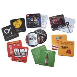 Buy Custom Absorbent Paper Coaster | Custom Lanyards Supplier Singapore