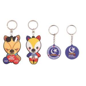 Buy Custom Rubberised Soft PVC Keychain | Custom Lanyards Supplier Singapore
