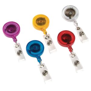 Buy Custom Round Retractable Badge Reel/ Yoyo Pulley | Custom Lanyards Supplier Singapore