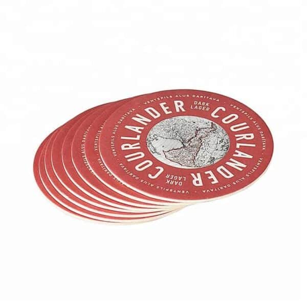 Buy Custom Absorbent Paper Coaster | Custom Lanyards Supplier Singapore