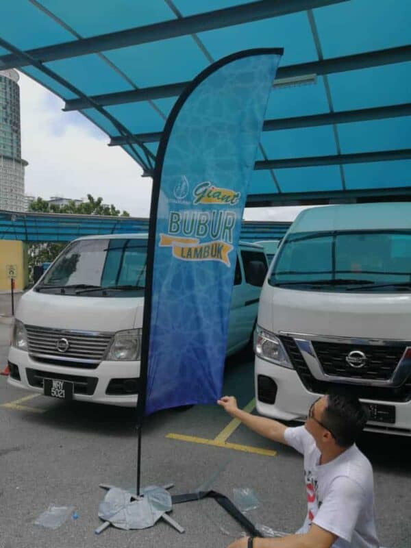 Buy Custom Feather Wind Flag | Custom Lanyards Supplier Singapore