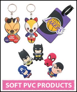 Quality Soft PVC Customized Products at Custom Lanyards Singapore | Corporate Gift Supplier in Singapore