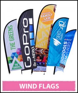 Quality Wind Flags at Custom Lanyards Singapore | Corporate Gift Supplier in Singapore