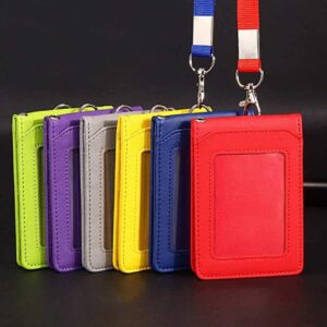 Buy Custom Premium Double Layer PU ID Card Holder (DPY-005) | Custom Lanyards Supplier Singapore