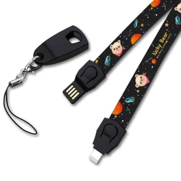 Buy Custom USB Charging Cable Lanyard | Custom Lanyards Supplier Singapore