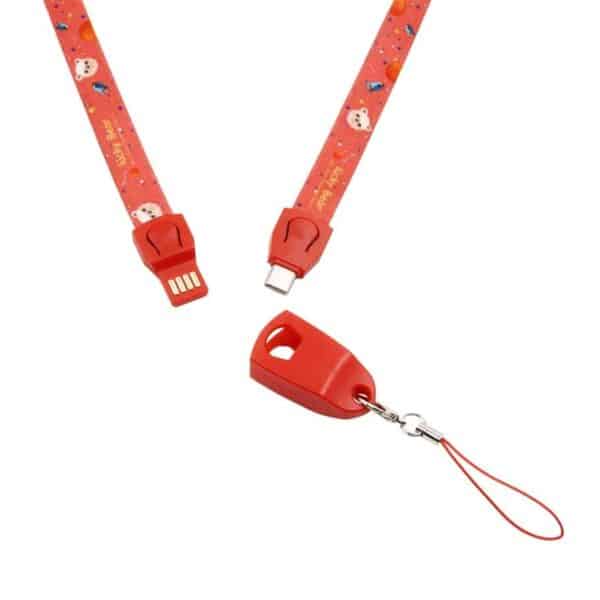 Buy Custom USB Charging Cable Lanyard | Custom Lanyards Supplier Singapore