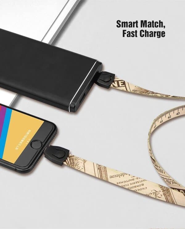 Buy Custom USB Charging Cable Lanyard | Custom Lanyards Supplier Singapore