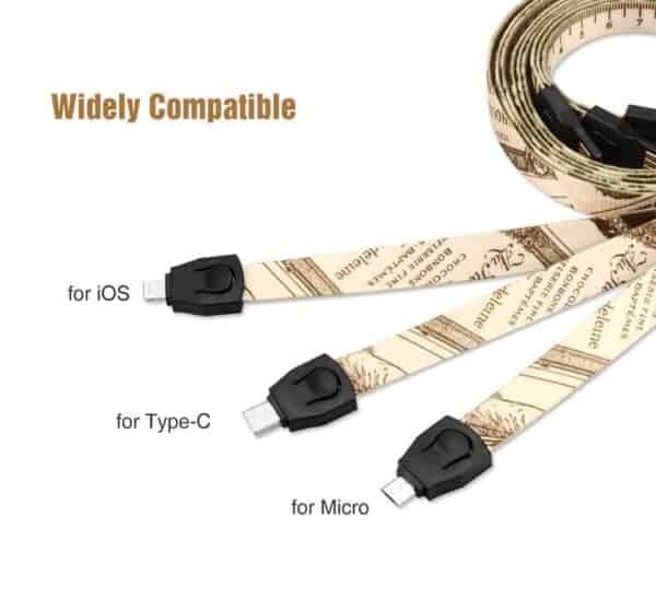 Buy Custom USB Charging Cable Lanyard | Custom Lanyards Supplier Singapore