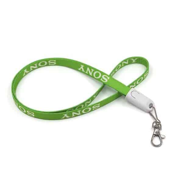 Buy Custom USB Charging Cable Lanyard | Custom Lanyards Supplier Singapore